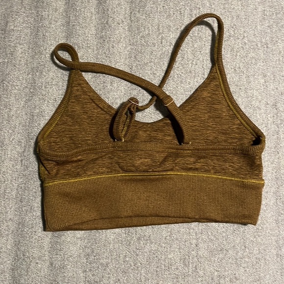 Offline by Aerie brown adjustable longline sports bra - Picture 2 of 3